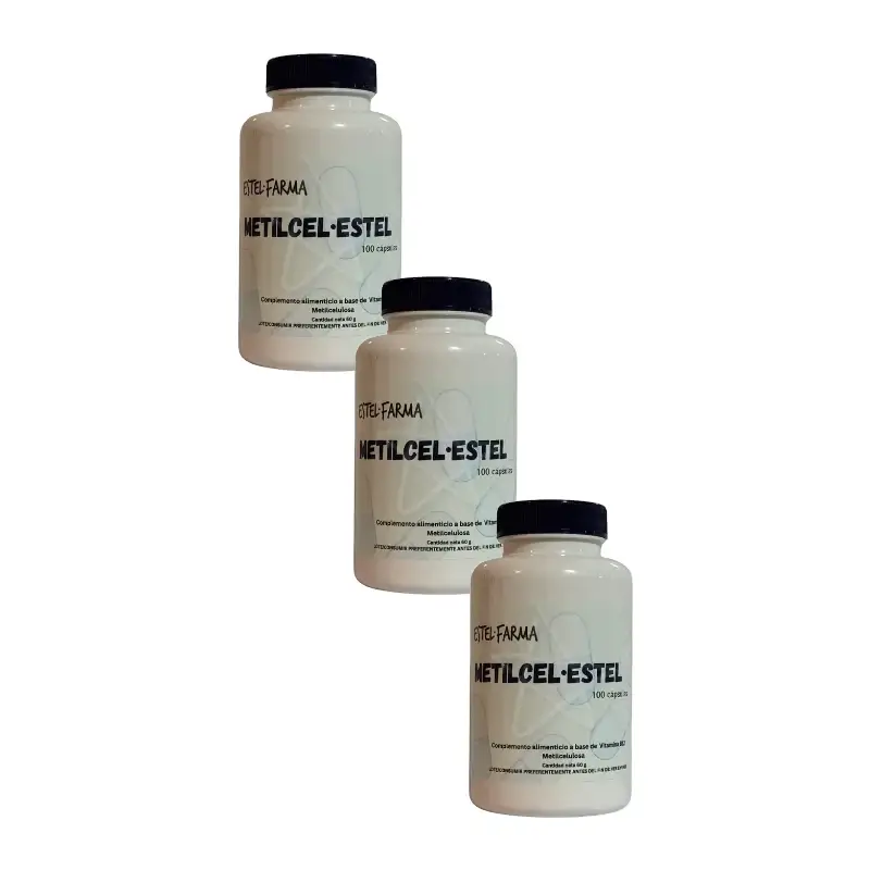 Estel-Farma Methylcellulose 500 mg 3 x 100 capsules