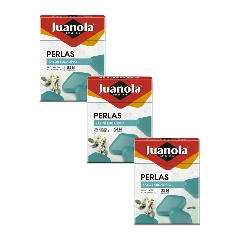 Juanola Eucalyptus Balsamic Pearls, 3 x 25 g