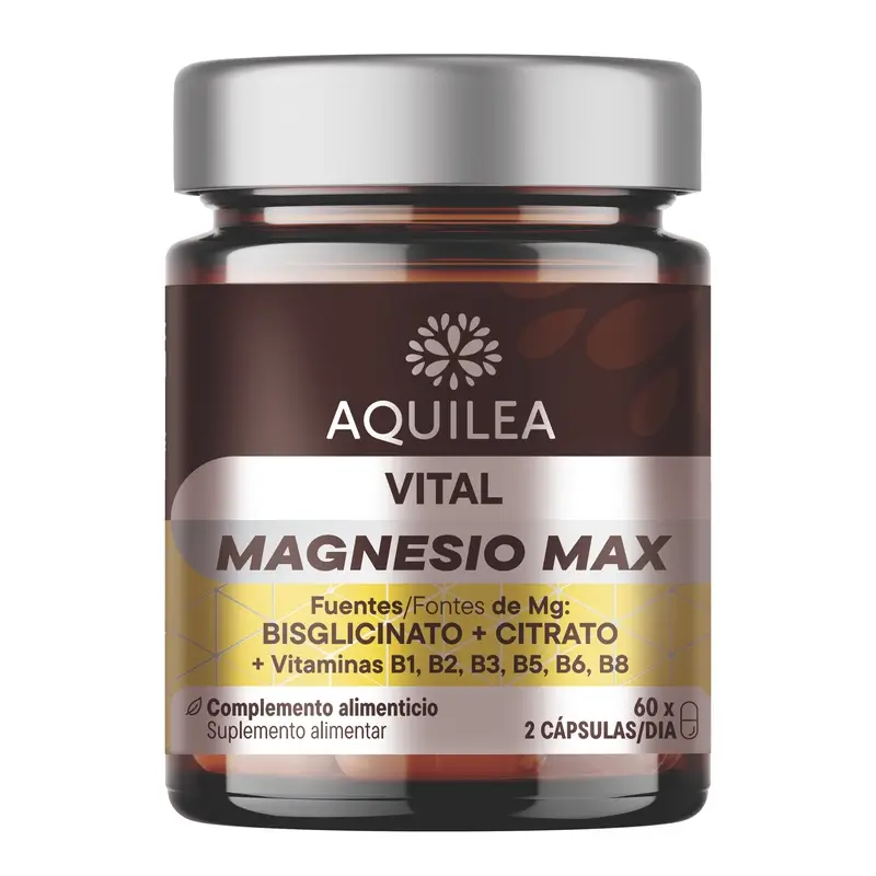 Aquilea Vitals Magnésio Plus, 60 cápsulas