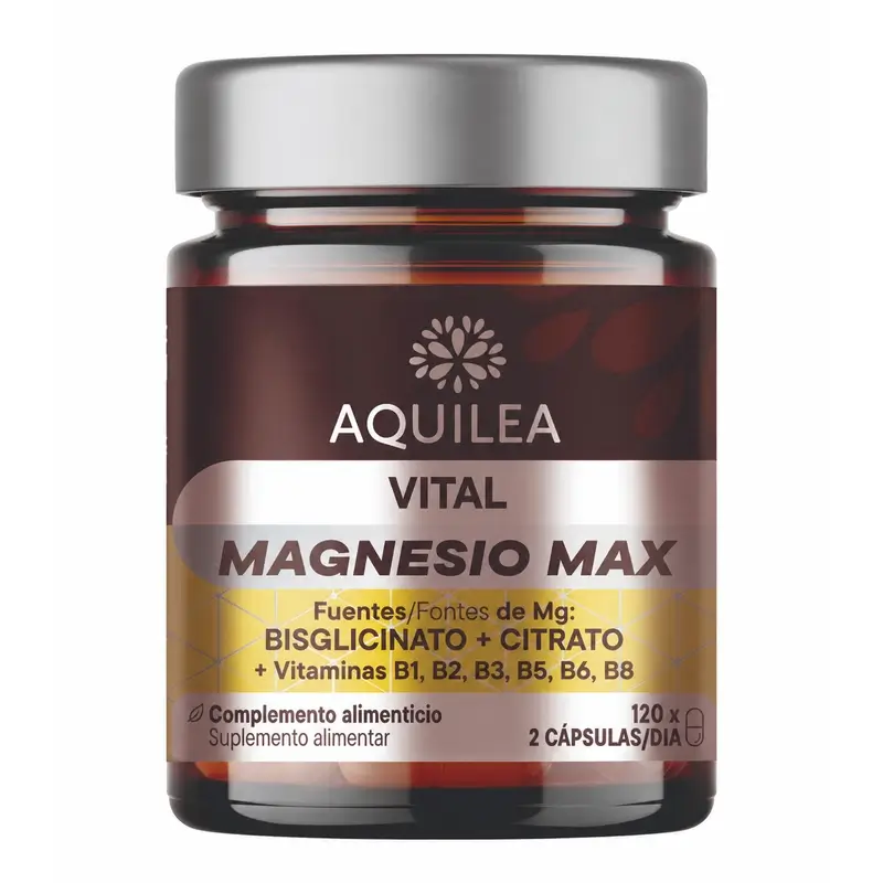 Aquilea Vitals Magnésio Plus, 120 cápsulas