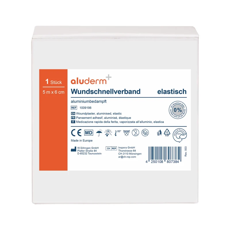 aluderm®-aluplast resår - rullad