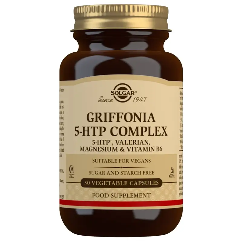 Solgar Griffonia 5 HTP Complex, 30 cápsulas