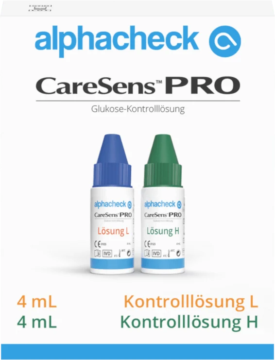 CareSens Pro kontrolllösning H | Flaska (4 ml)