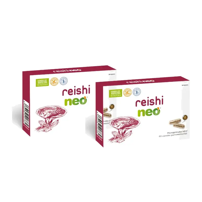 Neo Reishi, 60 cápsulas, embalagem de 2