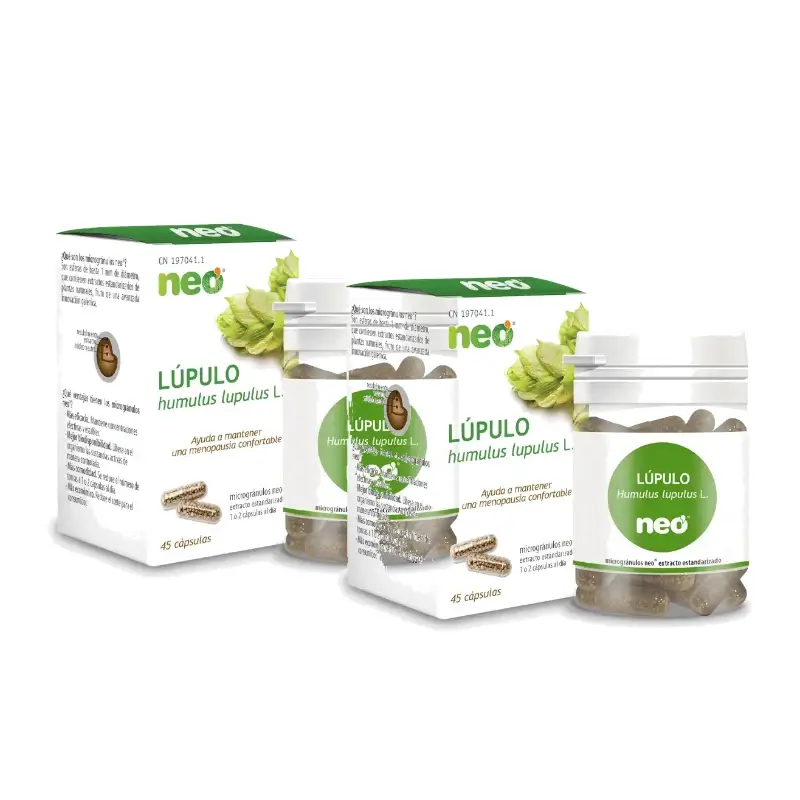 Neo Lúpulo, 45 cápsulas, embalagem de 2