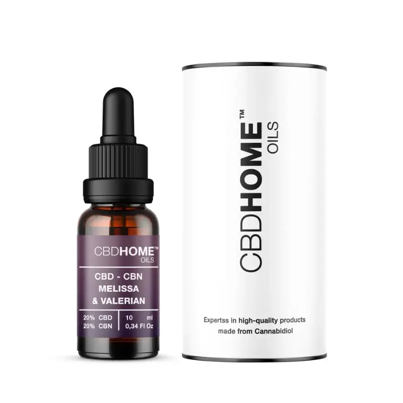 CBD HOME CBD + CBC + Lemon Balm + Valerian Oil, 10 ml
