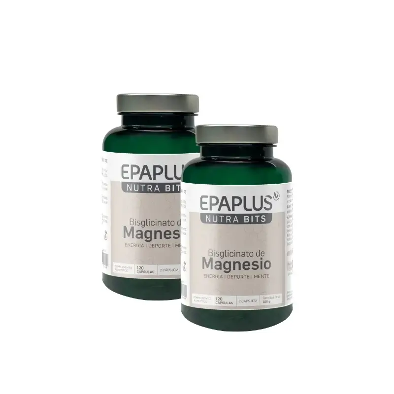 Epaplus Nutrabits Magnésio, 120 cápsulas, embalagem de 2