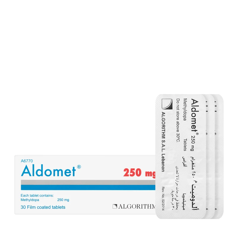 Aldomet 250Mg 30 Tablets