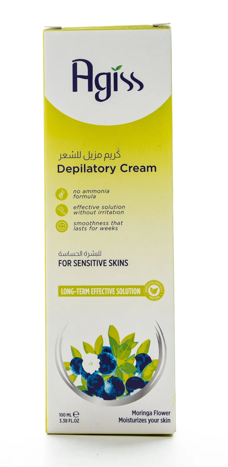 Agiss Depilatory Sensitive Skins Cream 100 Ml