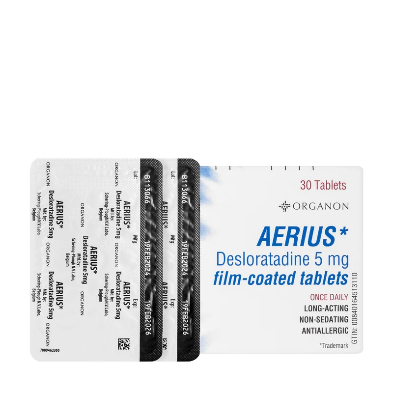 Aerius 5Mg 30 Tablets