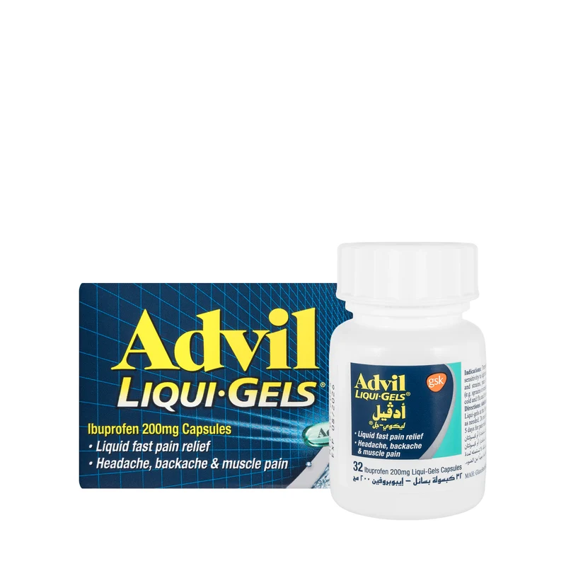 Advil Liquigel 200Mg 32 Capsules