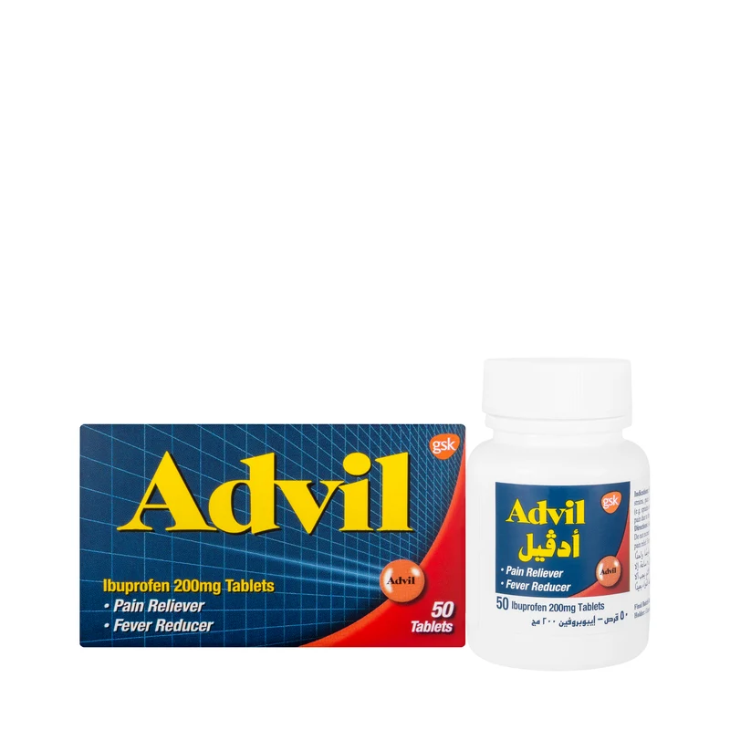 Advil 200Mg 50 Tablets