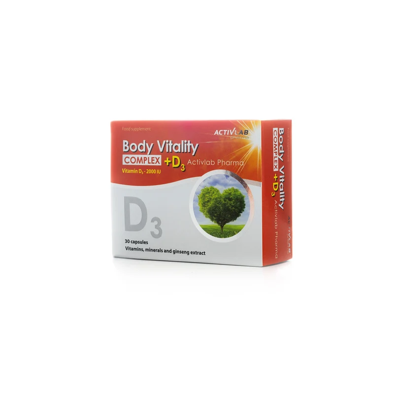 Activlab Body Vitality Complex + D3 30 Capsule