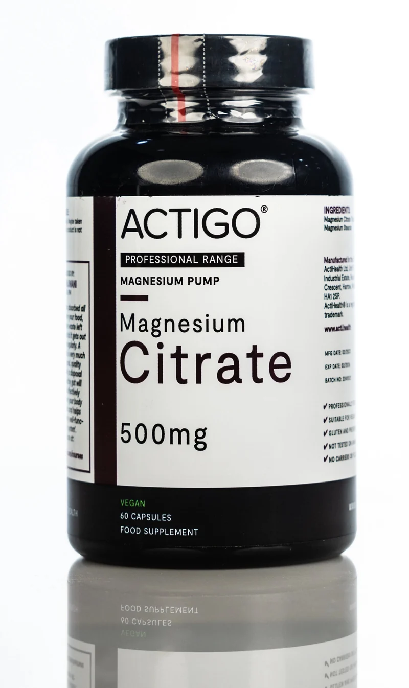Actigo Magnesium Citrate 500mg 60 Capsule