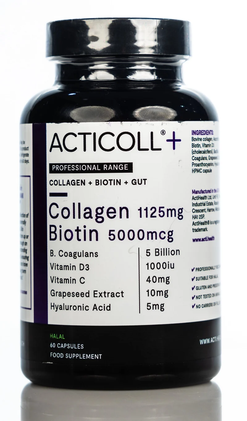 Acticoll+ Collagen 1125mg+Biotin 5000Mcg 60 Capsule