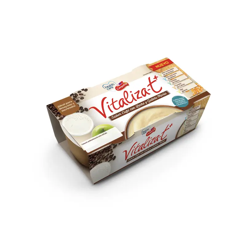 Campofrio Health Care Vitalizat+ Coffee and Biscuits, 6 x 130 g