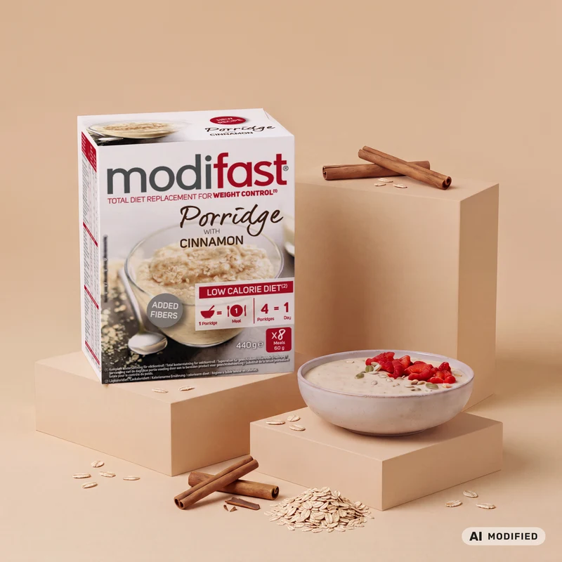 Modifast LCD Porridge with Cinnamon - 8 måltider
