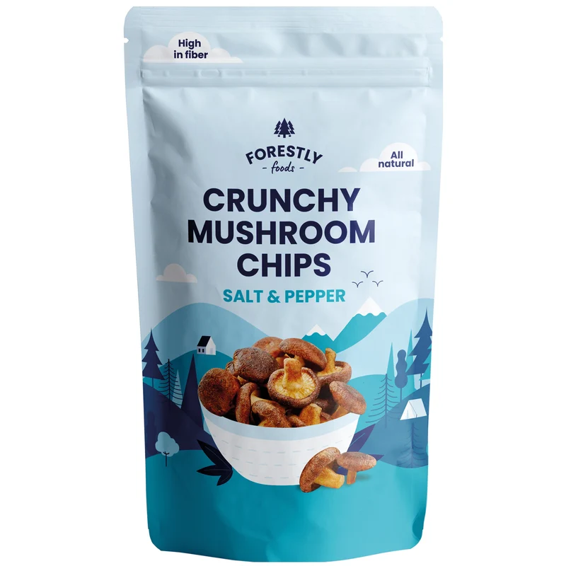 Svampchips, salt & peppar, 50 g