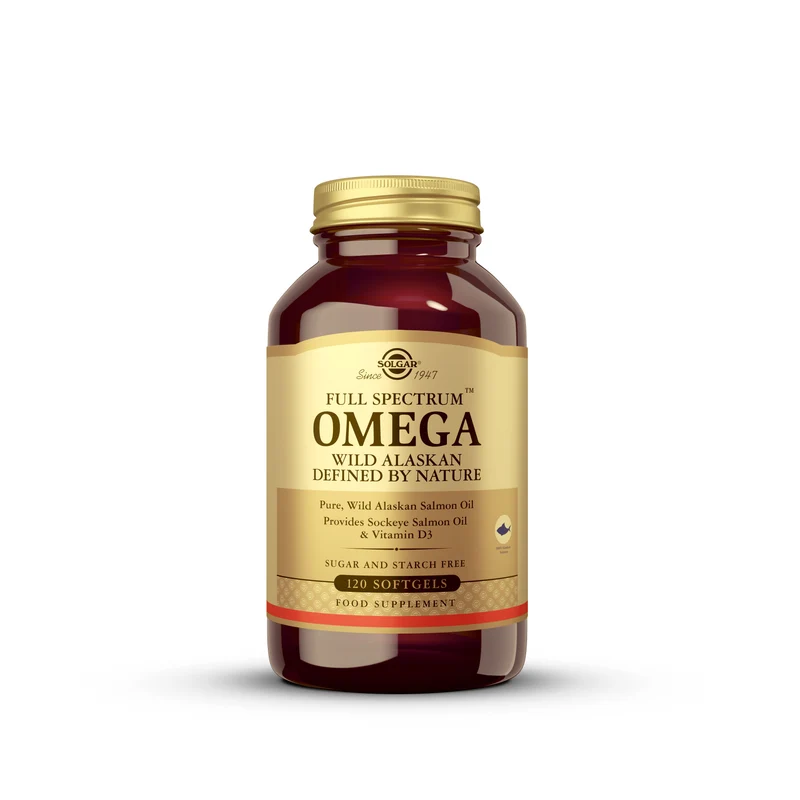 Full Spectrum Omega Salmon Oil Softgels, 120 kapslar