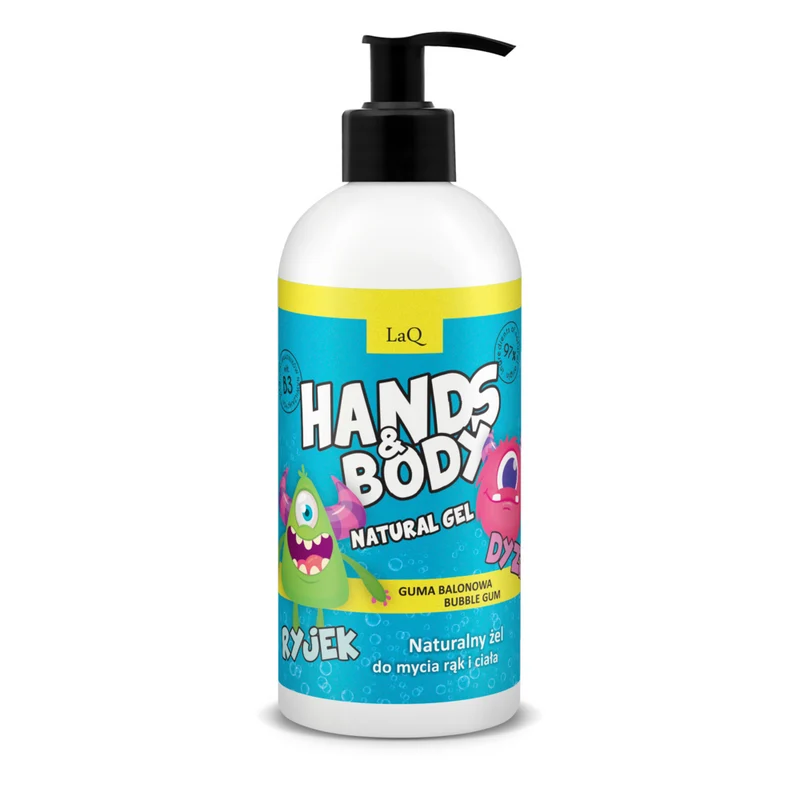 LaQ Lasten pesuneste Bubble Gum Hand & body 300ml