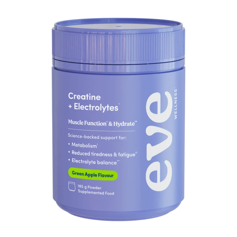 Eve Wellness Creatine + Electrolytes - Green Apple