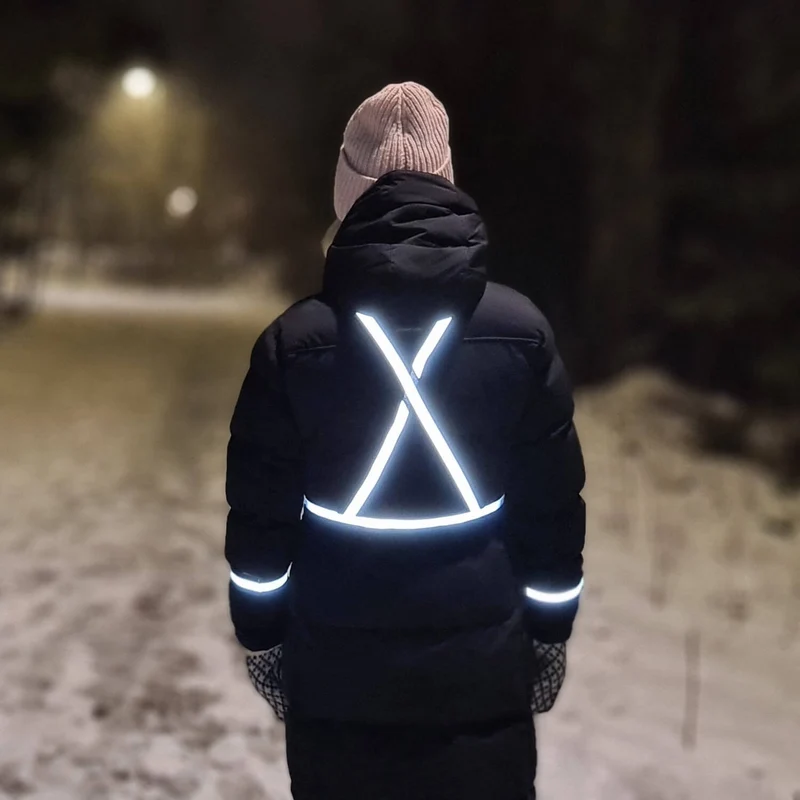 Refleksvest 3-pack med 6 armbånd