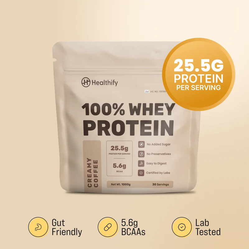 Creamy Coffee -25.5 g Protein Powder - Pack of 1 KG
