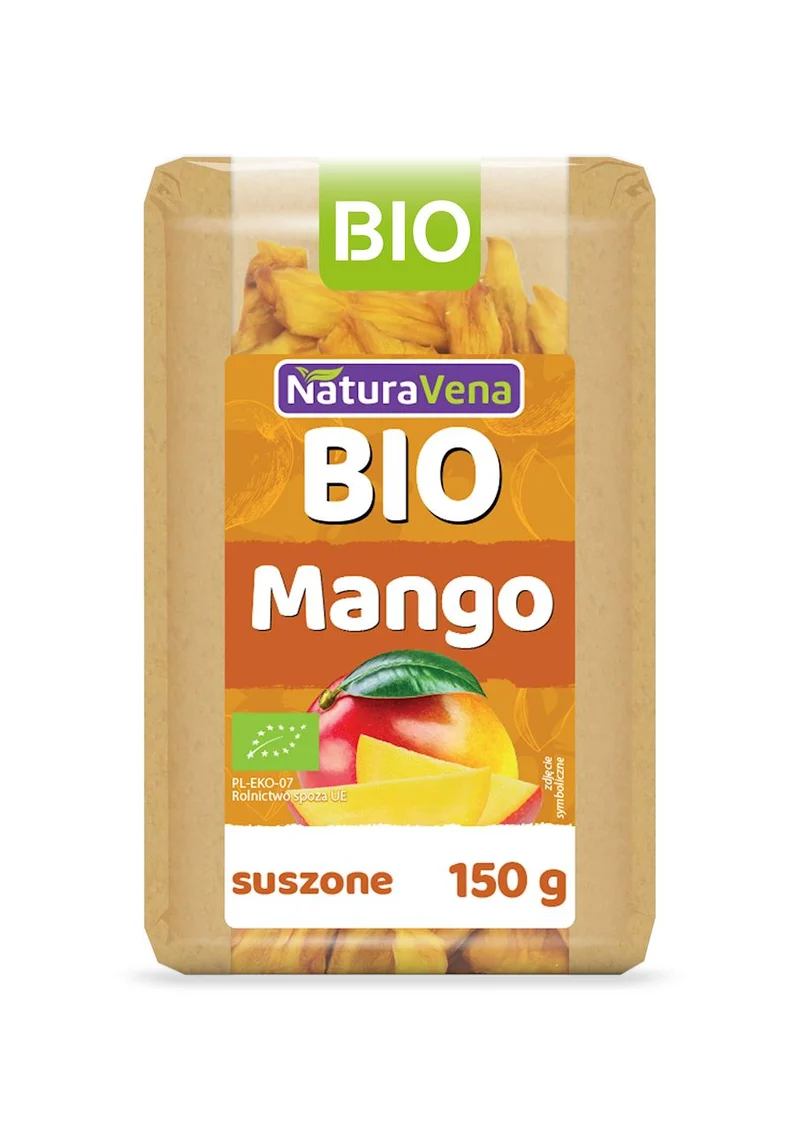 GETROCKNETE MANGOS BIO 150 g – NATURAVENA MHD: 10-2026