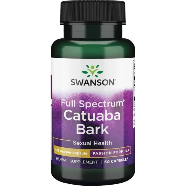 Full Spectrum Catuaba-Rinde 465 mg, 60 Kapseln, Swanson MHD: 10-2026