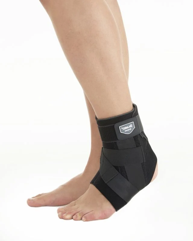 Dr.Med Cross Strap Ankle Support With Stays Extra A002-1 Large Left