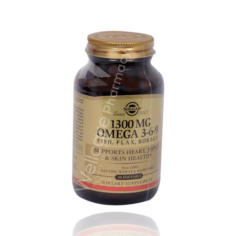 Solgar Omega 3-6-9 1300mg Capsules 60'S