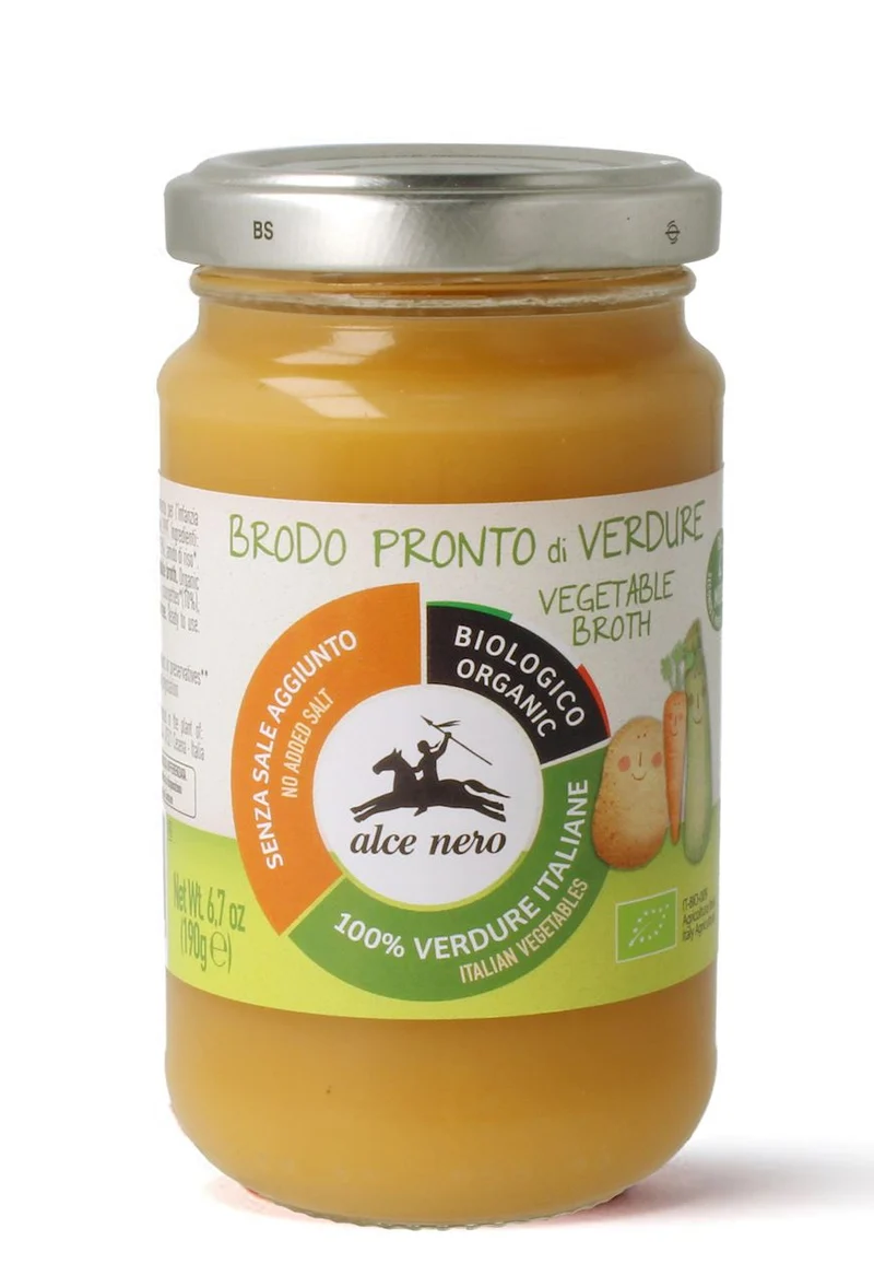 Glutenfreies Gemüse BULION VON 4 MONATEN BIO 190 g - ALCE NERO