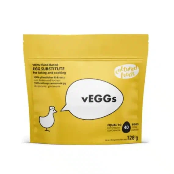 GLUTENFREIER VEGETABILER EIERSATZ ZUM BACKEN, KOCHEN, PANZELN UND ALS EIERSATZ 128 g - CULTURED FOODS