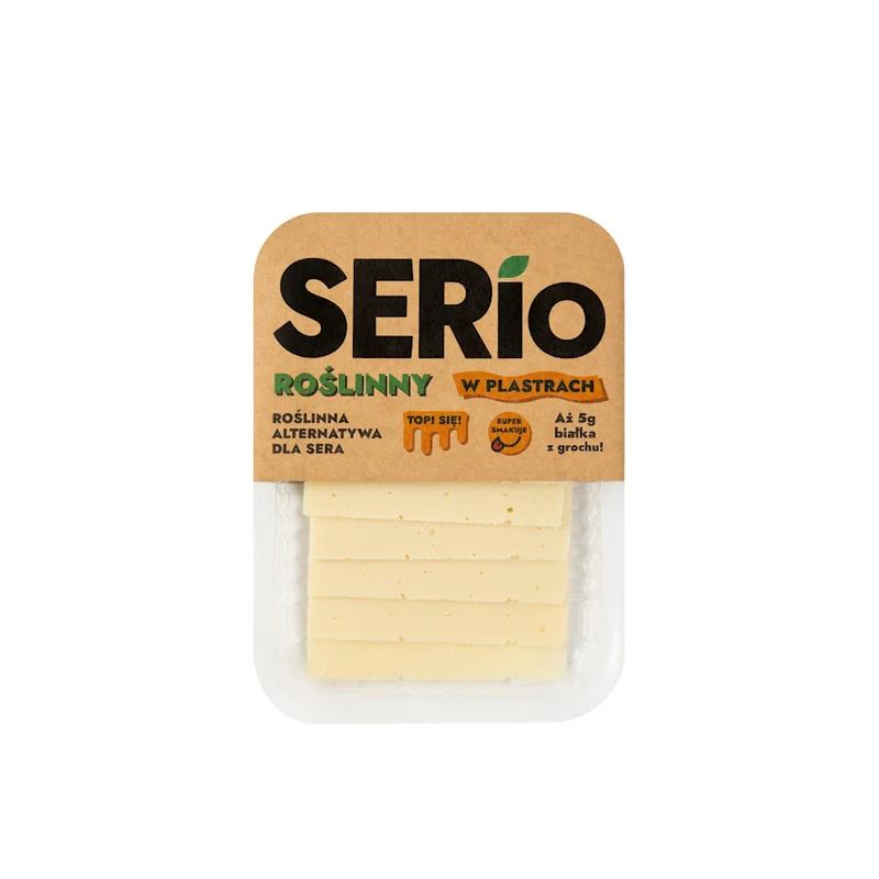 PFLANZLICHE ALTERNATIVE FÜR KÄSE IN PLASTER 100 g - SERIO