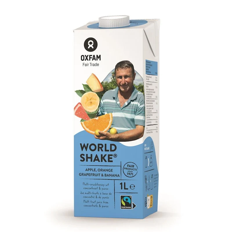 ORANGEN-APFEL-GRAPEFRUIT-BANANENSAFT 1 L - OXFAM