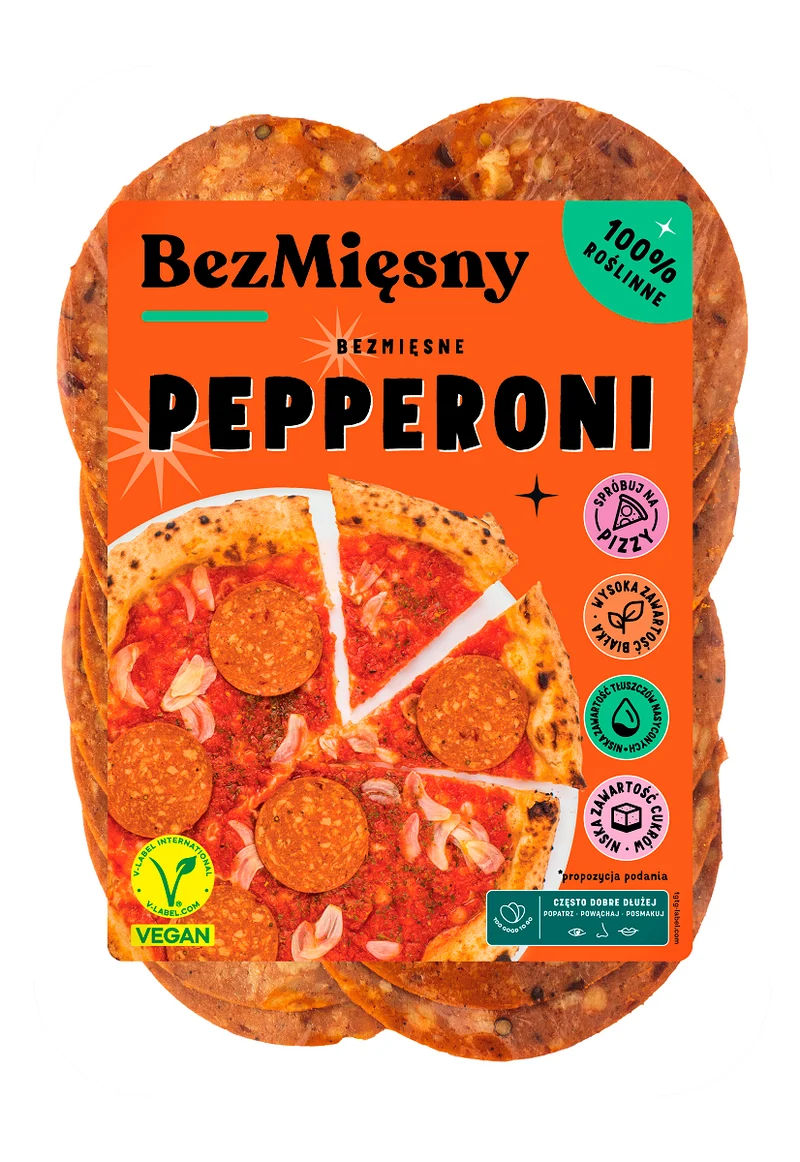 Fleischlose Peperoni in Scheiben 100g