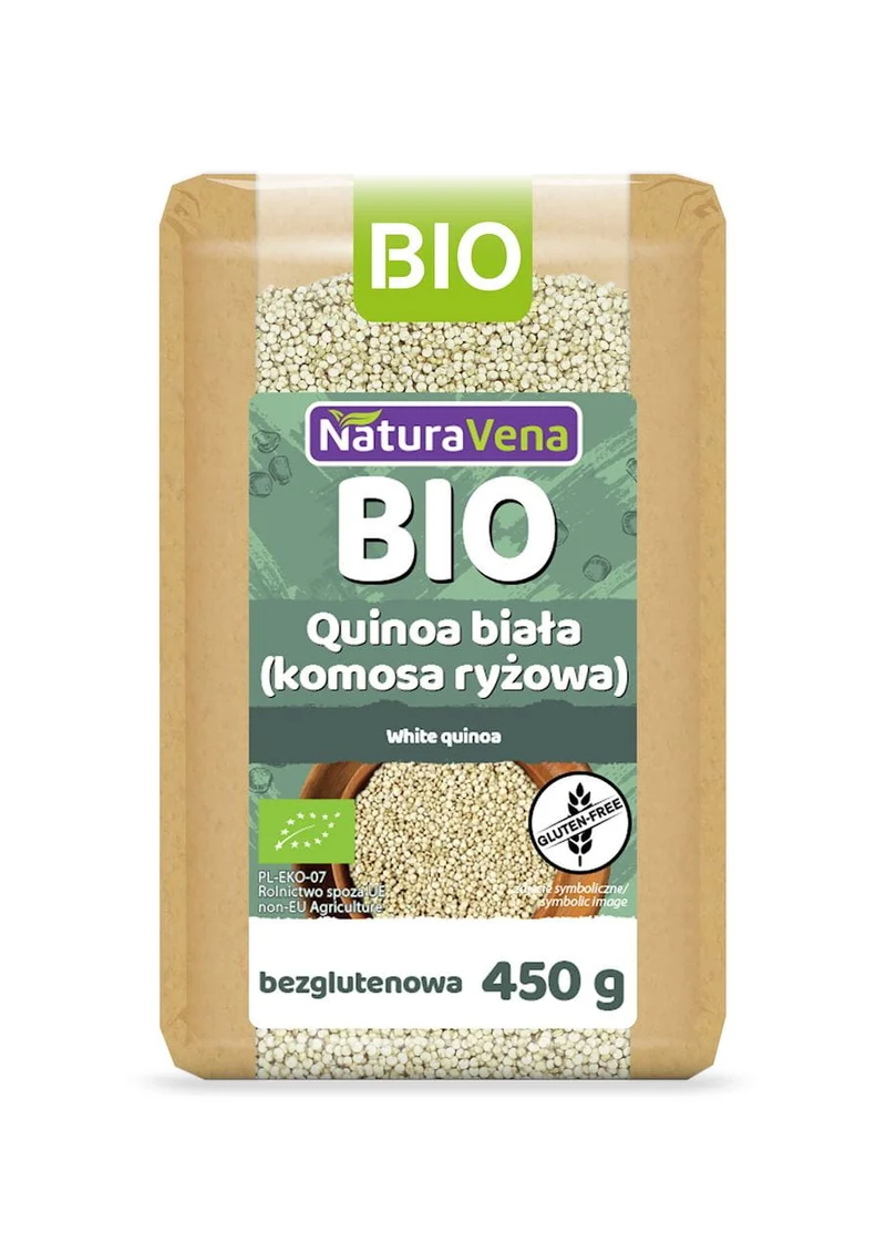 WEISSER QUINOA (REISQUINOA) GLUTENFREI BIO 450 g - NATURAVENA