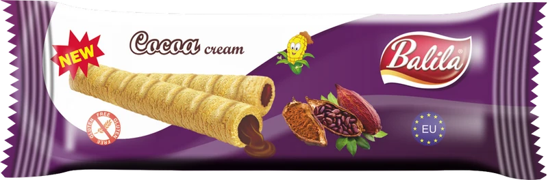 Glutenfreie Kakao-Crustard-Brötchen 18 g - BALILA