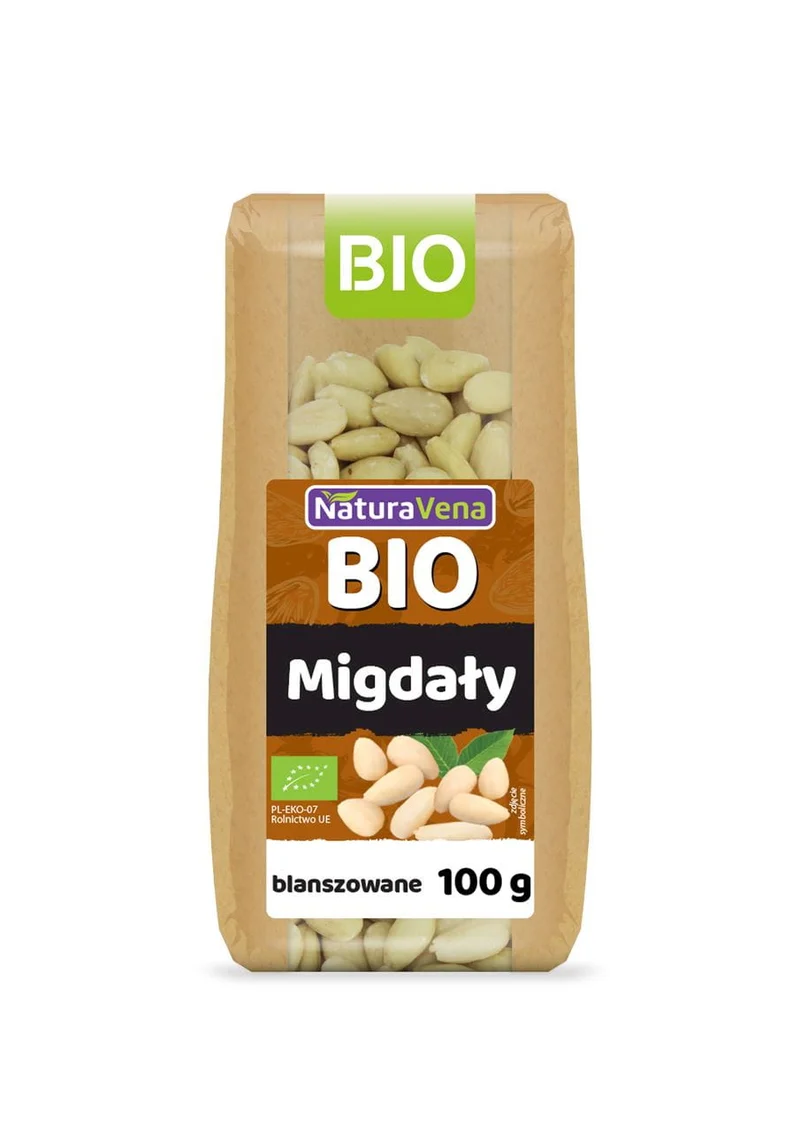 BLANCED ALMOND BIO 100 g - NATURAVENA
