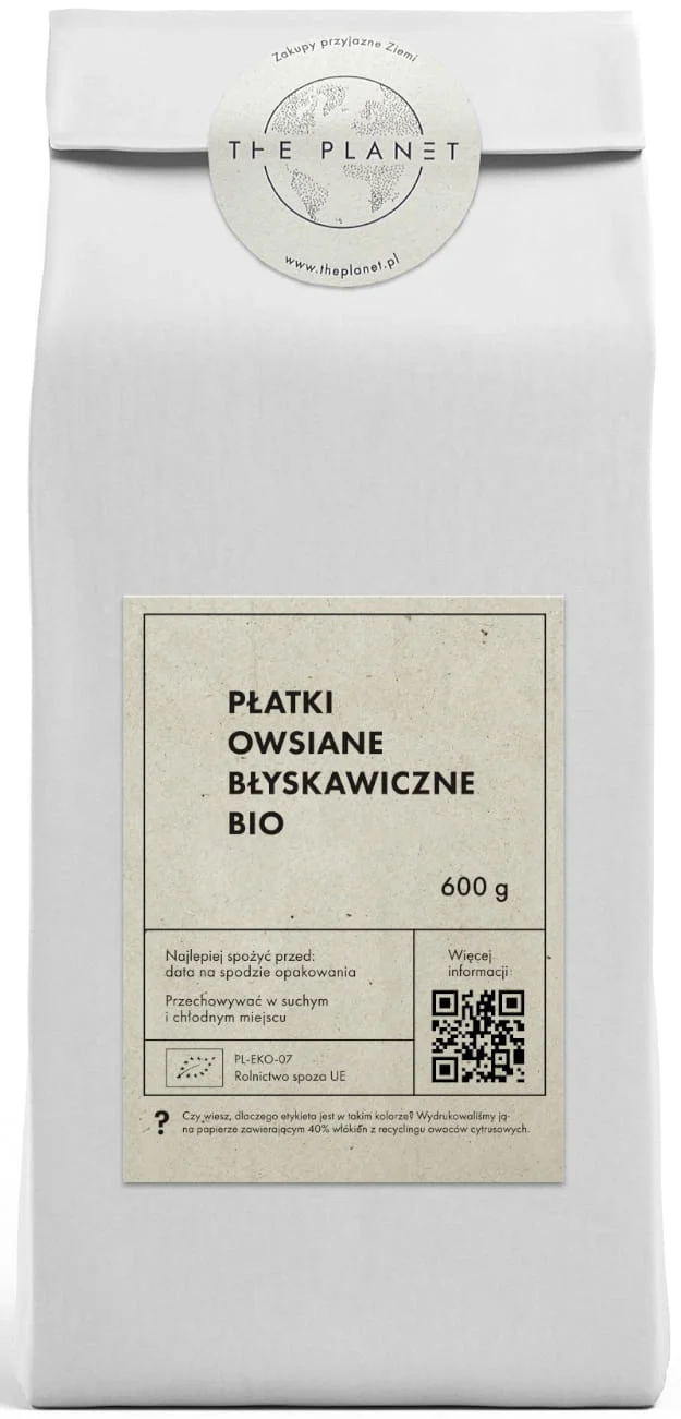 SKIPPING OATMEAL BIO 600 g - THE PLANET