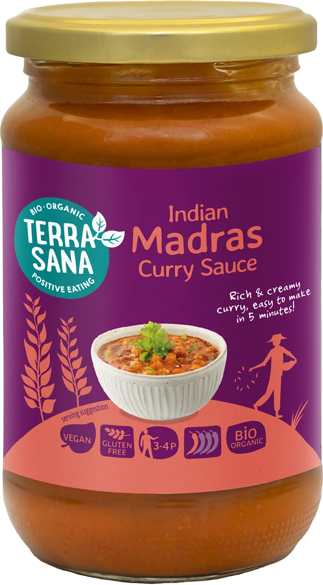GLUTENFREIER INDIANISCHER MADRAS-CURRY SODIUM BIO 350 g - TERRASANA