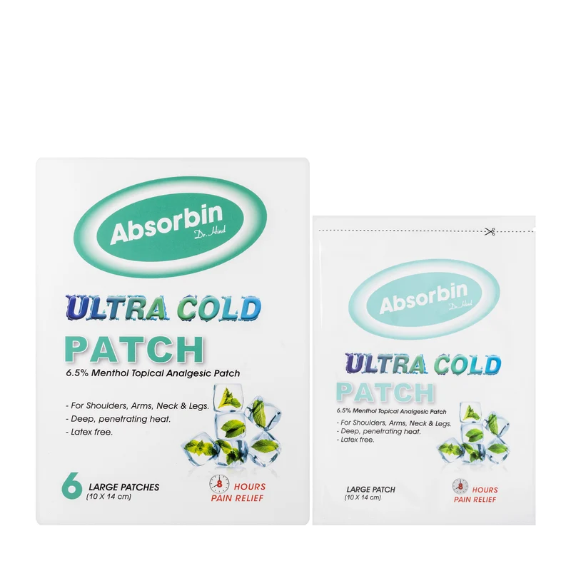 Absorbine Ultra Cold Patch 6 Pieces [Green]