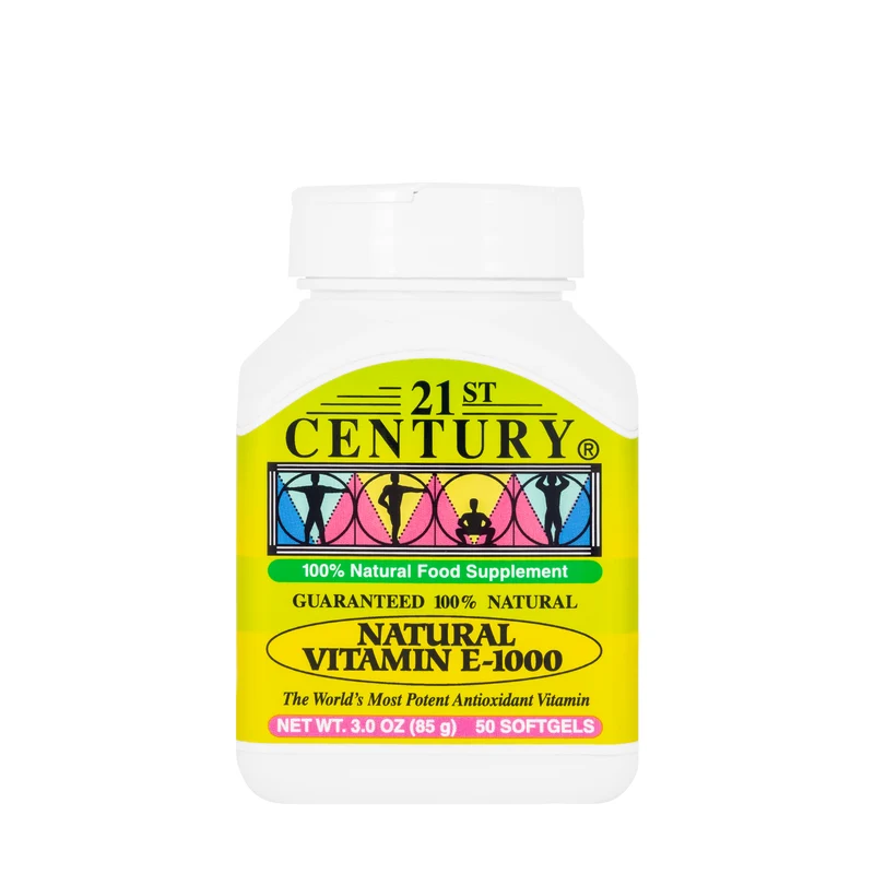 21 Century Vitamin E 1000 mg 50 Capsule