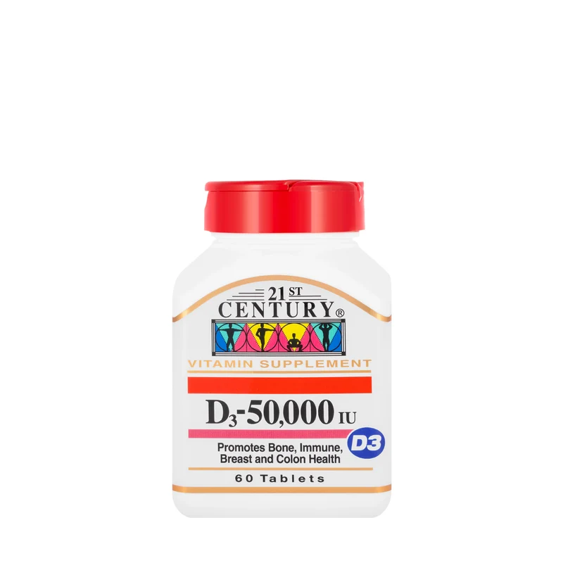 21 Century Vitamin D3 50000 IU 60 Tablet