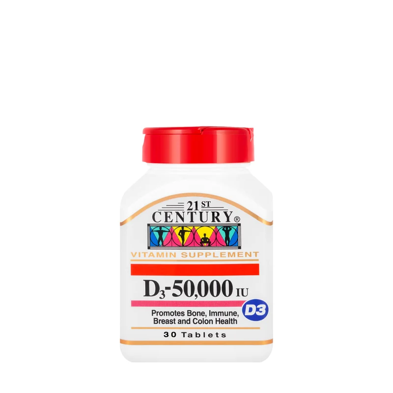 21 Century Vitamin D3 5000 IU 30 Tablet