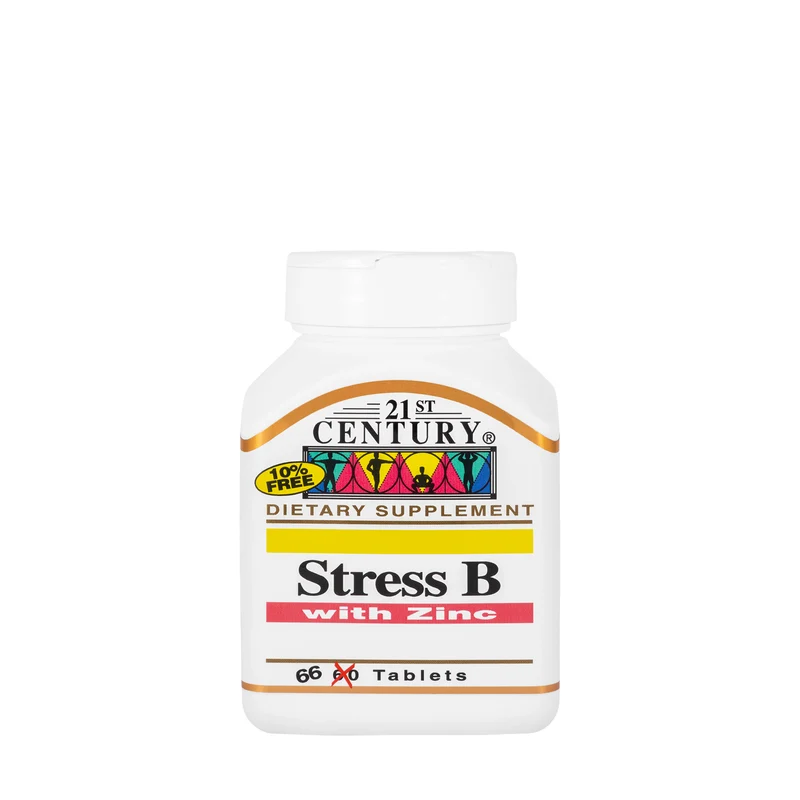 21 Century Stress B And Zinc 66 Tablet