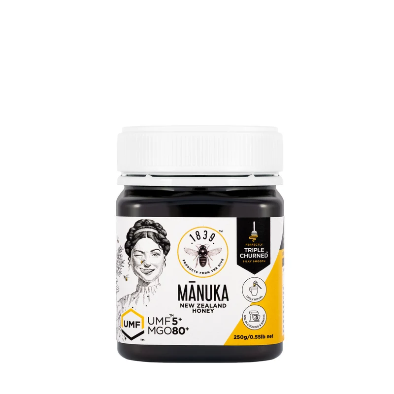 1839 Triple Churned Manuka Honey UMF 5+ MGO 80+ 250g