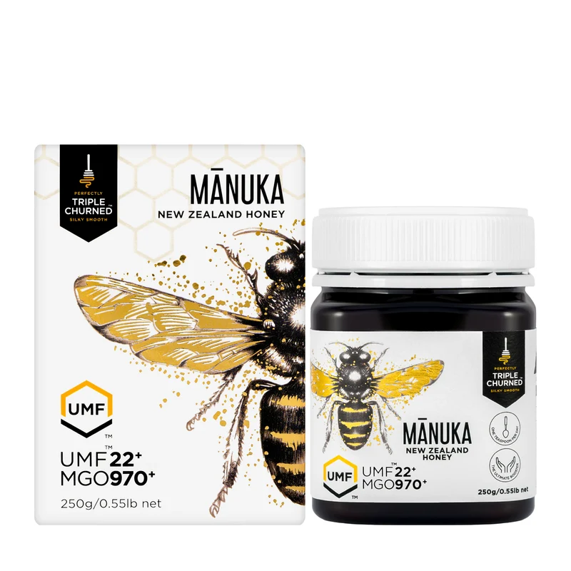 1839 Triple Churned Manuka Honey UMF 22+ MGO 971+ 250g