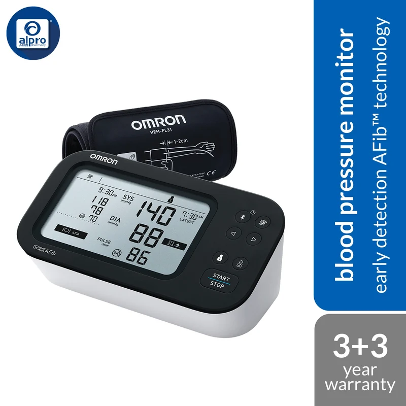 OMRON Blood Pressure Monitor HEM-7383T1 | Early Detection AFib™ Technology