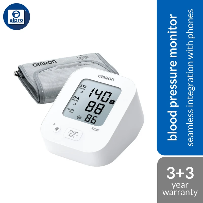OMRON Blood Pressure Monitor HEM-7183T1-AP (EZ BT) | Seamless Integration with Smartphone via Bluetooth